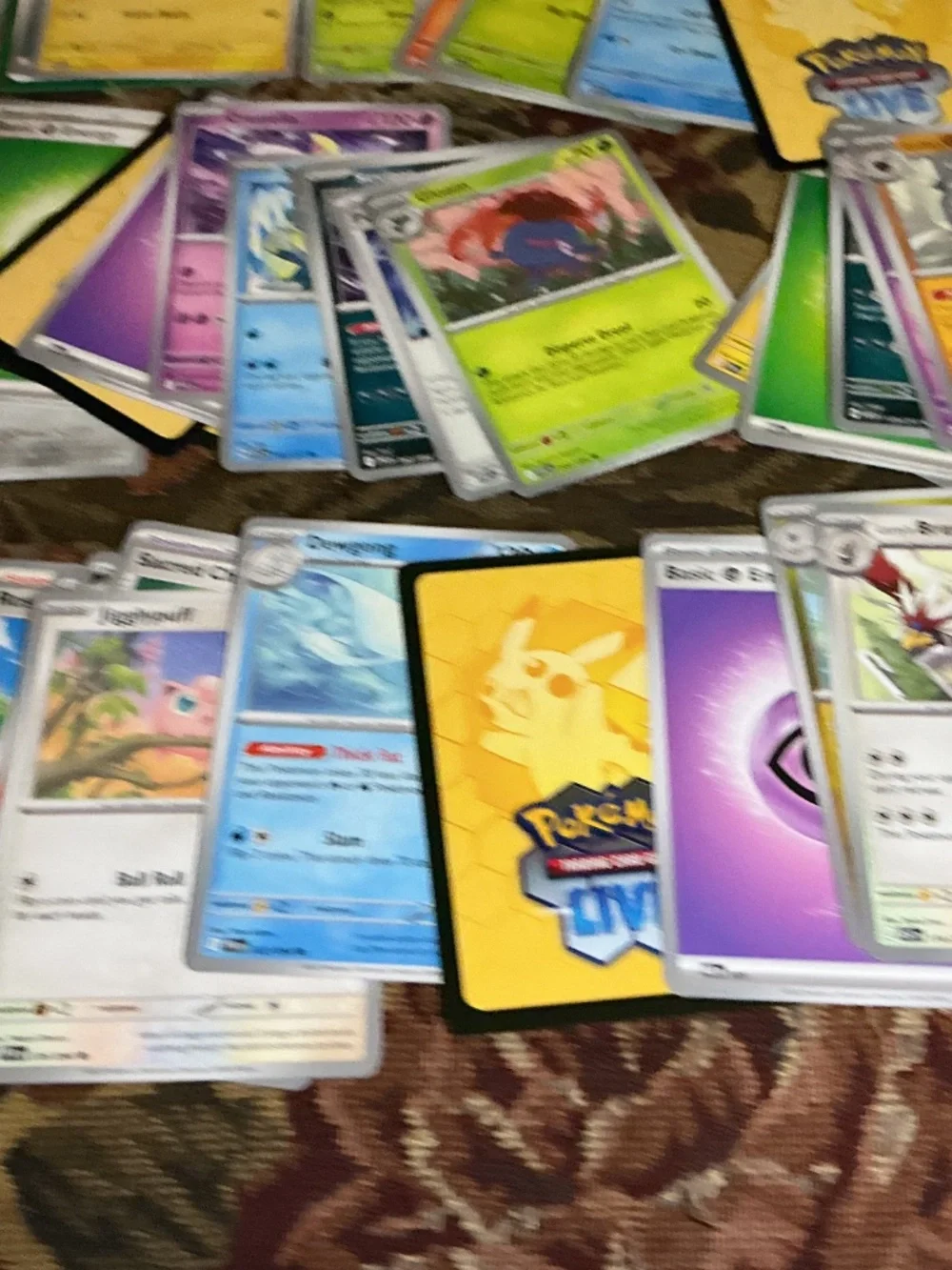 Pokemon Bulk Card Lot of 115 cards from the 2020s